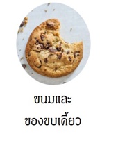 ขนมและของขบเคี้ยว