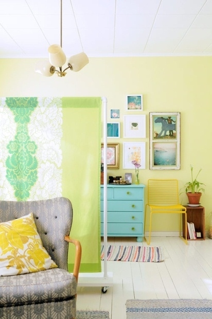 DIY fabric patitions