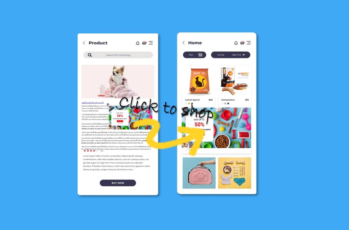 pop up ads on article link to related site